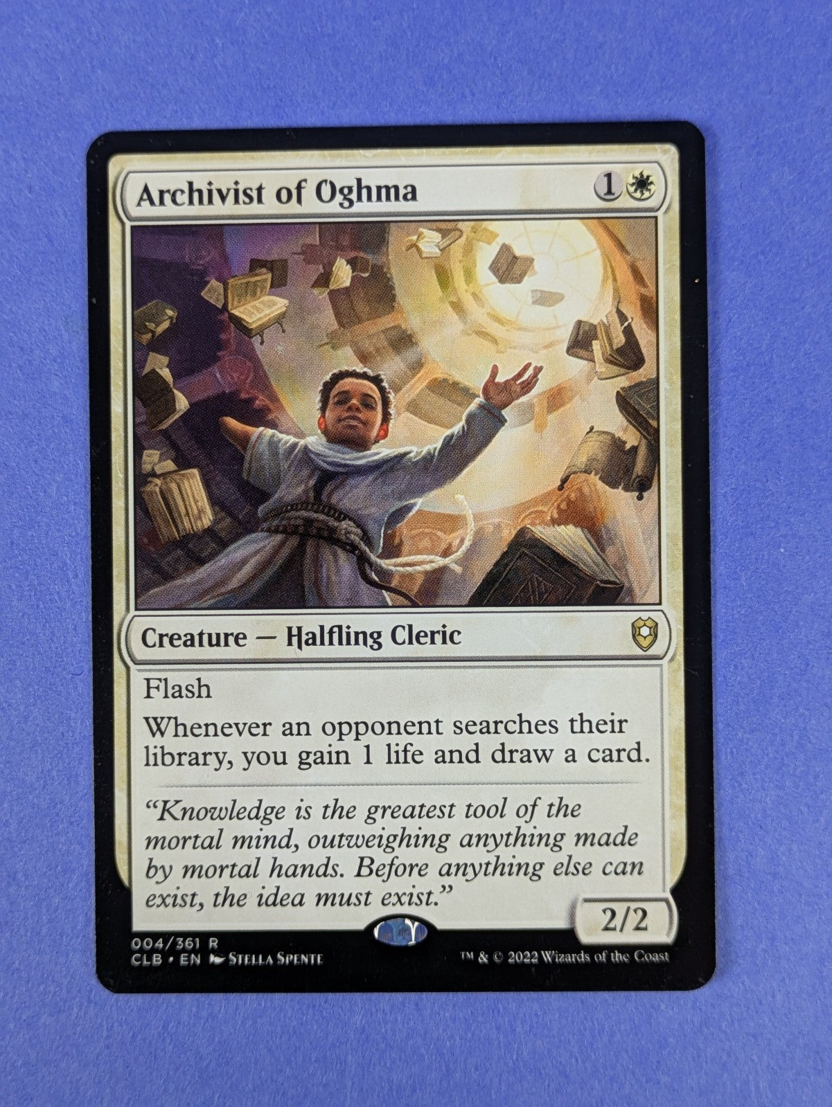 MTG Magic: Commander Legends: Archivist of Oghma #004/361 Rare - NM