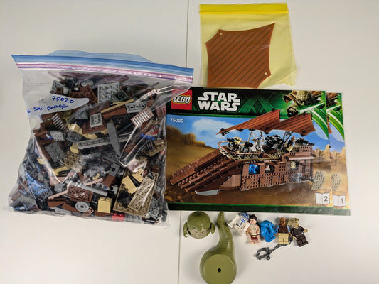 Lego Star Wars: Episode 4-6: Jabba's Sail Barge Set 75020 - w/ Instructions