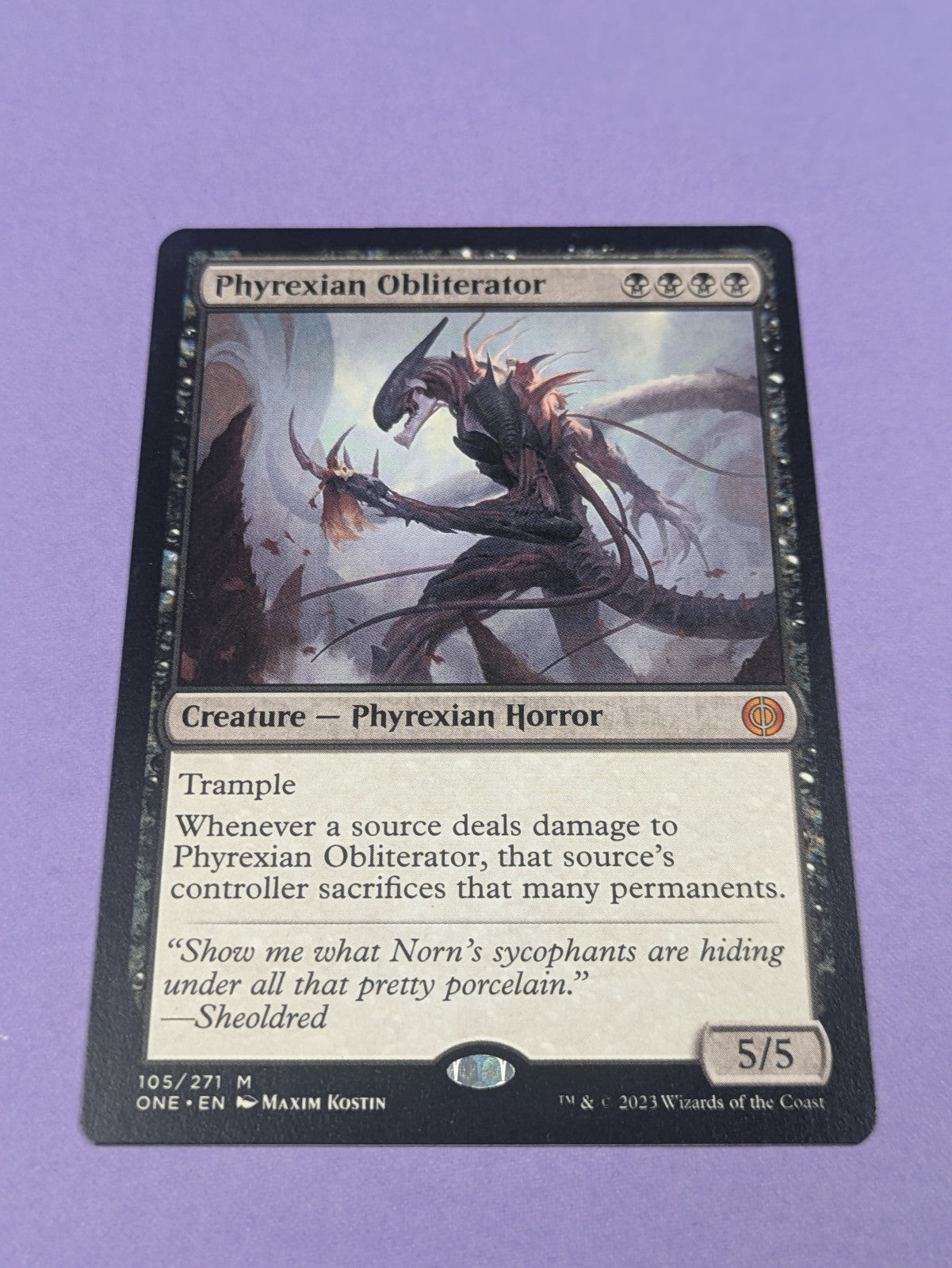 MTG Magic: Phyrexia: All Will Be One: Phyrexian Obliterator #105/271 Mythic - NM