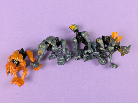 HALO Mega Bloks Construx Pack of Promethean Crawlers Steel Orange w/ Alpha 97170