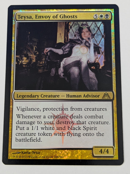 MTG Magic: Dragon's Maze: Teysa, Envoy of Ghosts Foil #108/156 Rare - NM