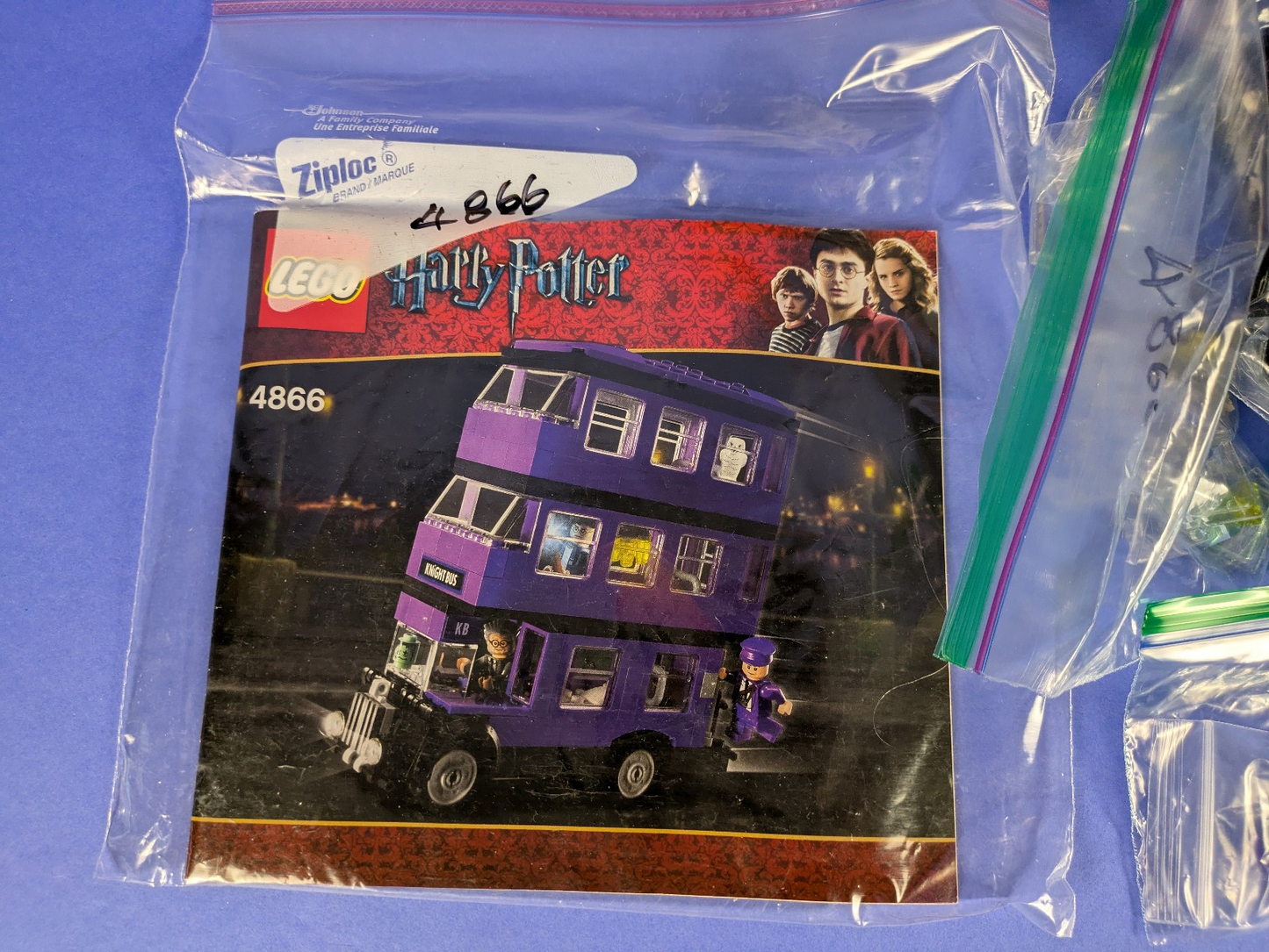 Harry Potter: Prisoner of Azkaban: The Knight Bus Set 4866 Complete Set