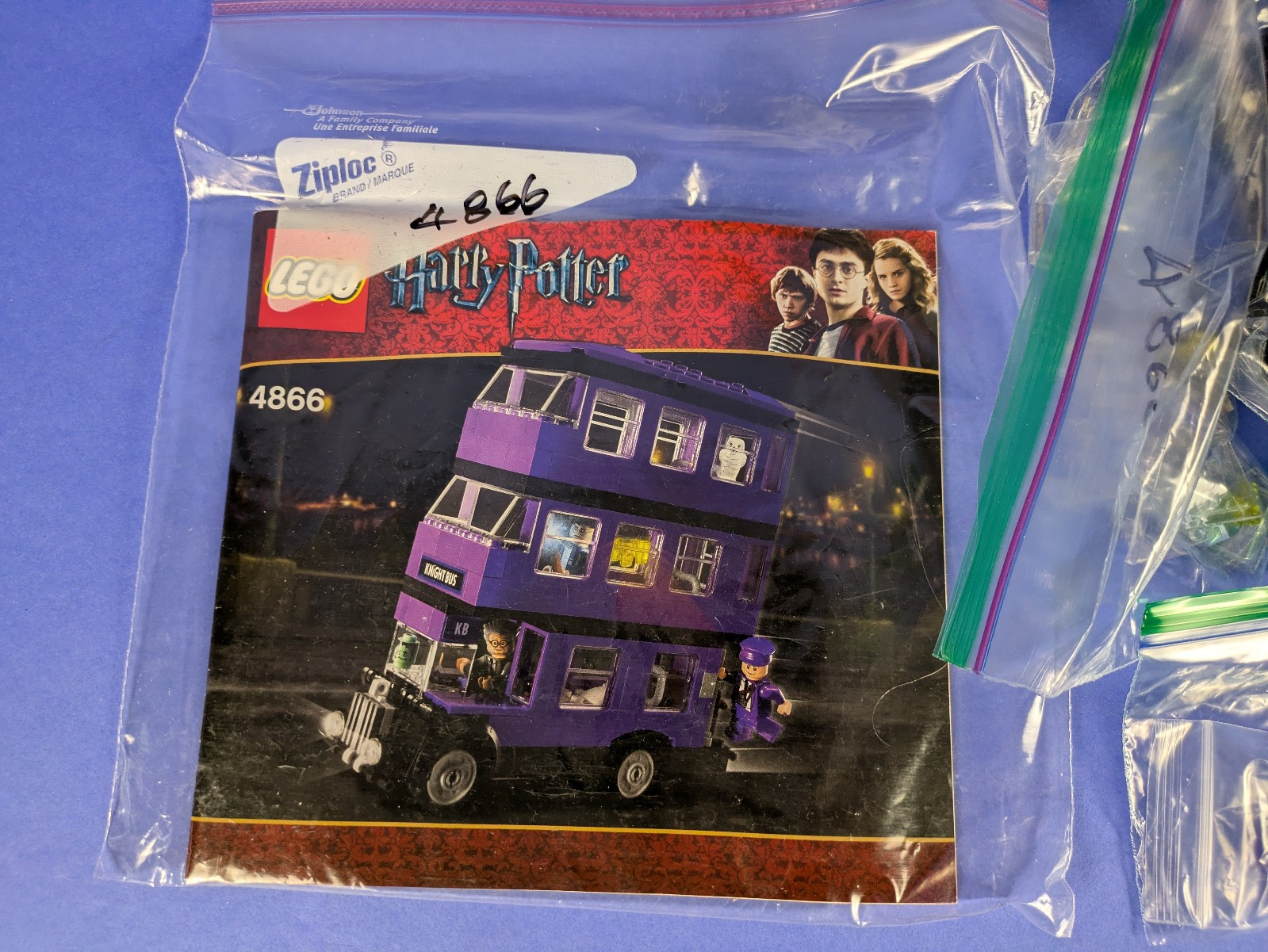 Harry Potter: Prisoner of Azkaban: The Knight Bus Set 4866 Complete Set