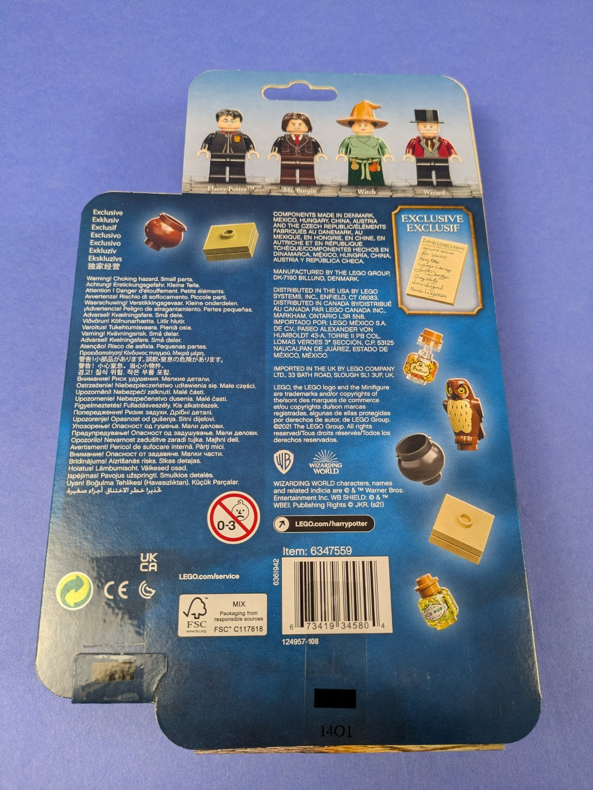 LEGO Harry Potter Wizarding World Minifigure Accessory Set 40500