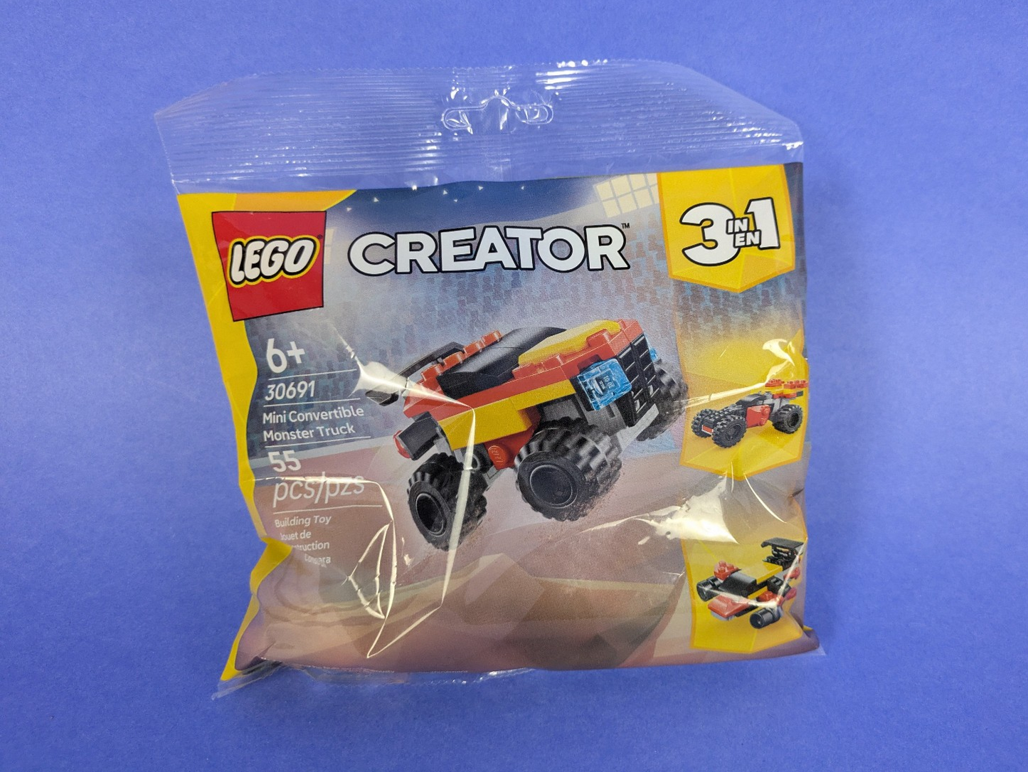 Lego Creator: Mini Convertible Monster Truck paper bag/polybag 30691 BRAND NEW