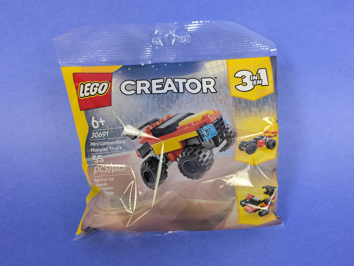 Lego Creator: Mini Convertible Monster Truck paper bag/polybag 30691 BRAND NEW