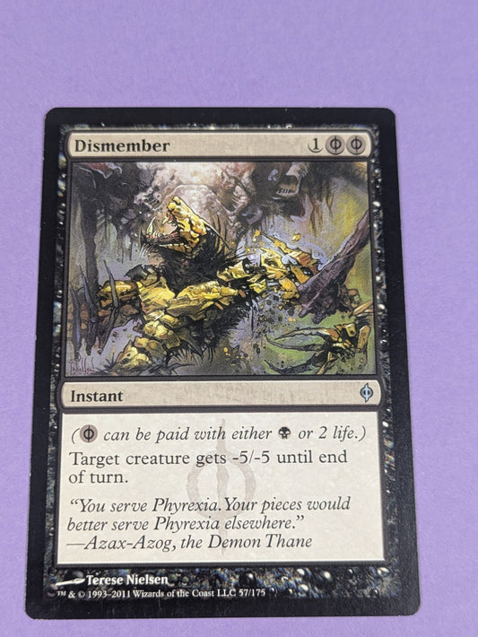 MTG Magic the Gathering: New Phyrexia: Dismember #57/175 Uncommon - NM