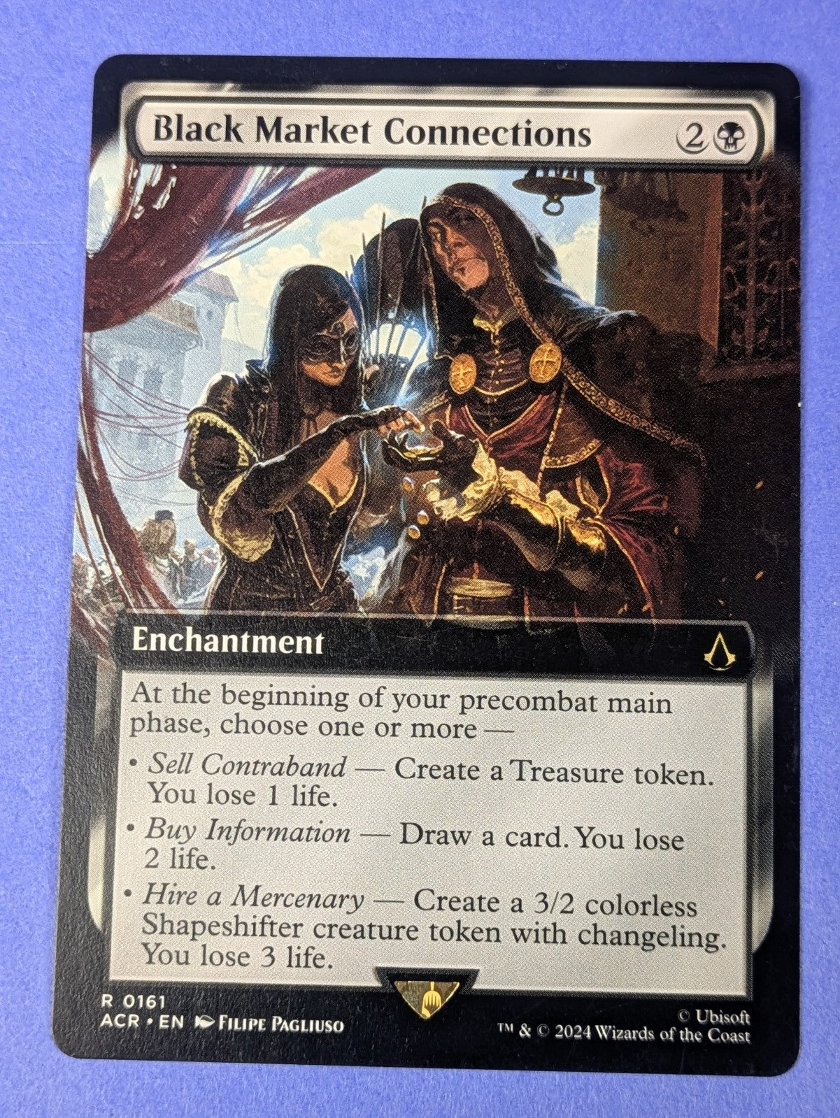 MTG: Assassin's Creed: Black Market Connections Extended Art #0161 Rare - NM