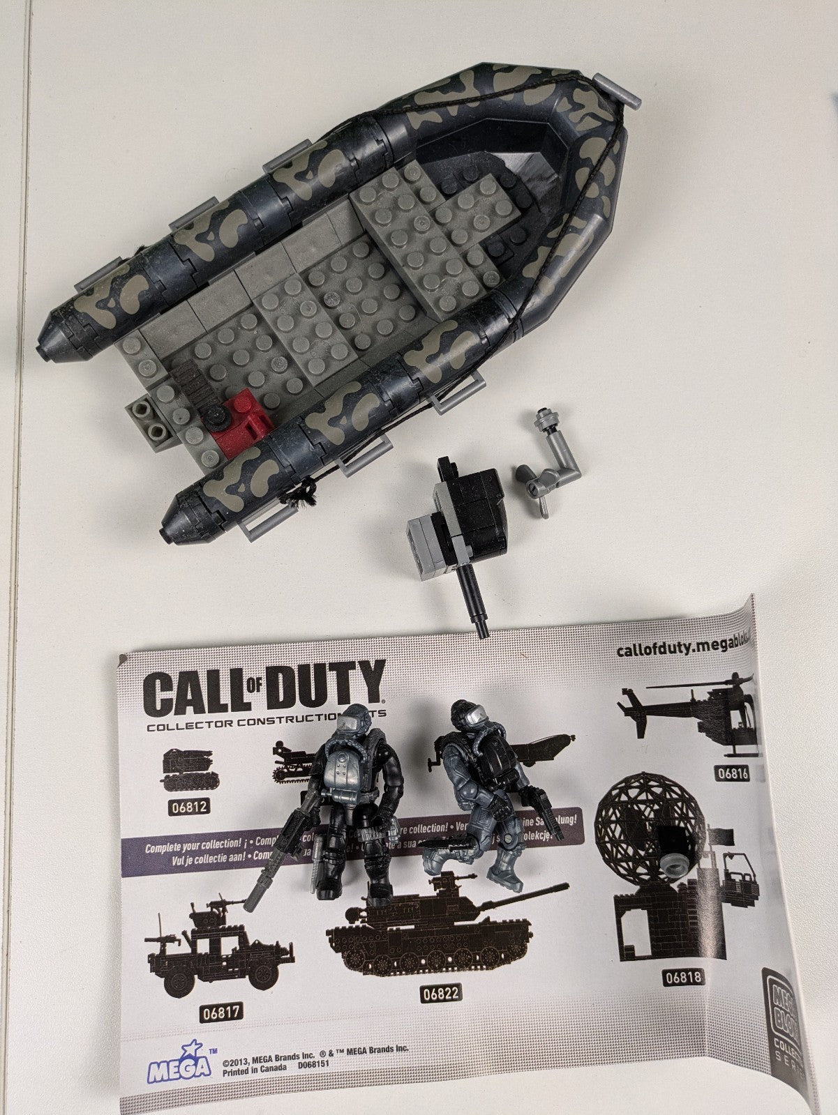 Mega Bloks Call of Duty Rib Beach Assault Set DCL25 06815