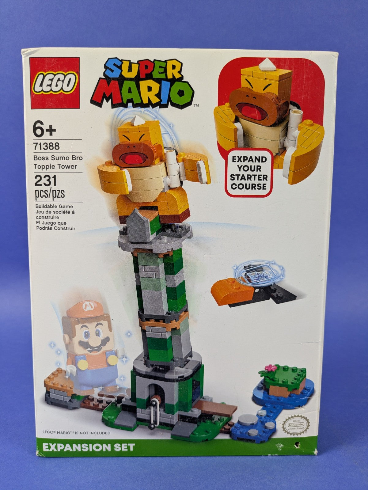 Lego Super Mario: Boss Sumo Bro Topple Tower - Expansion Set 71388 BRAND NEW