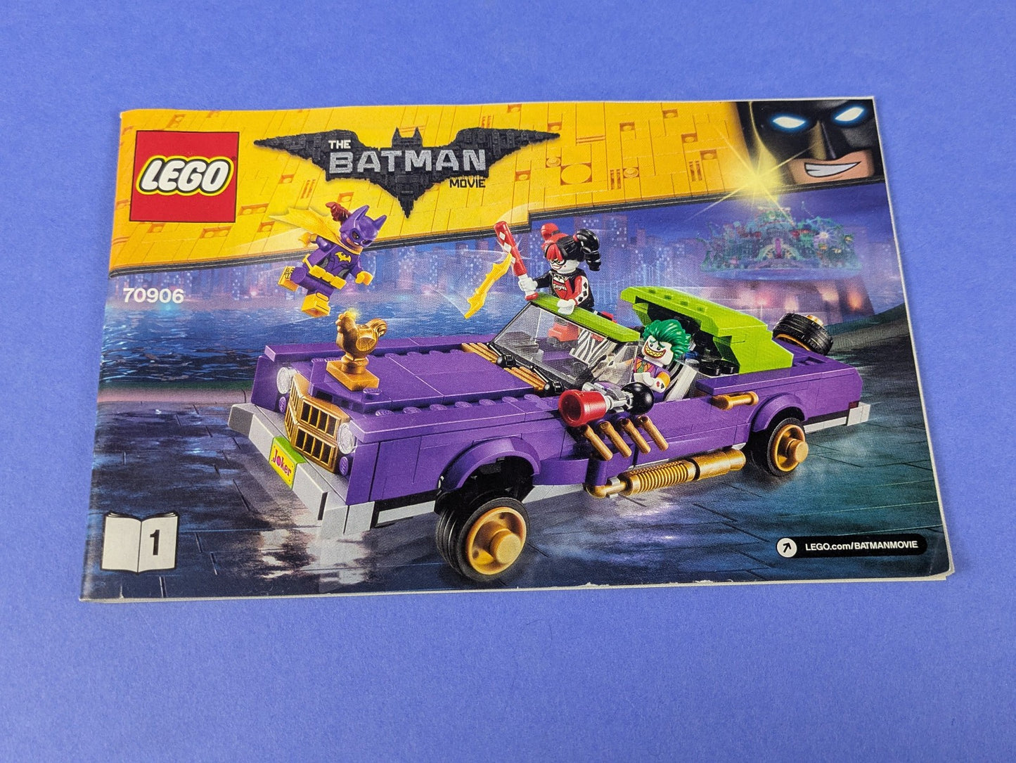Lego Super Heroes: The Joker Notorious Lowrider Set 70906 Complete Set