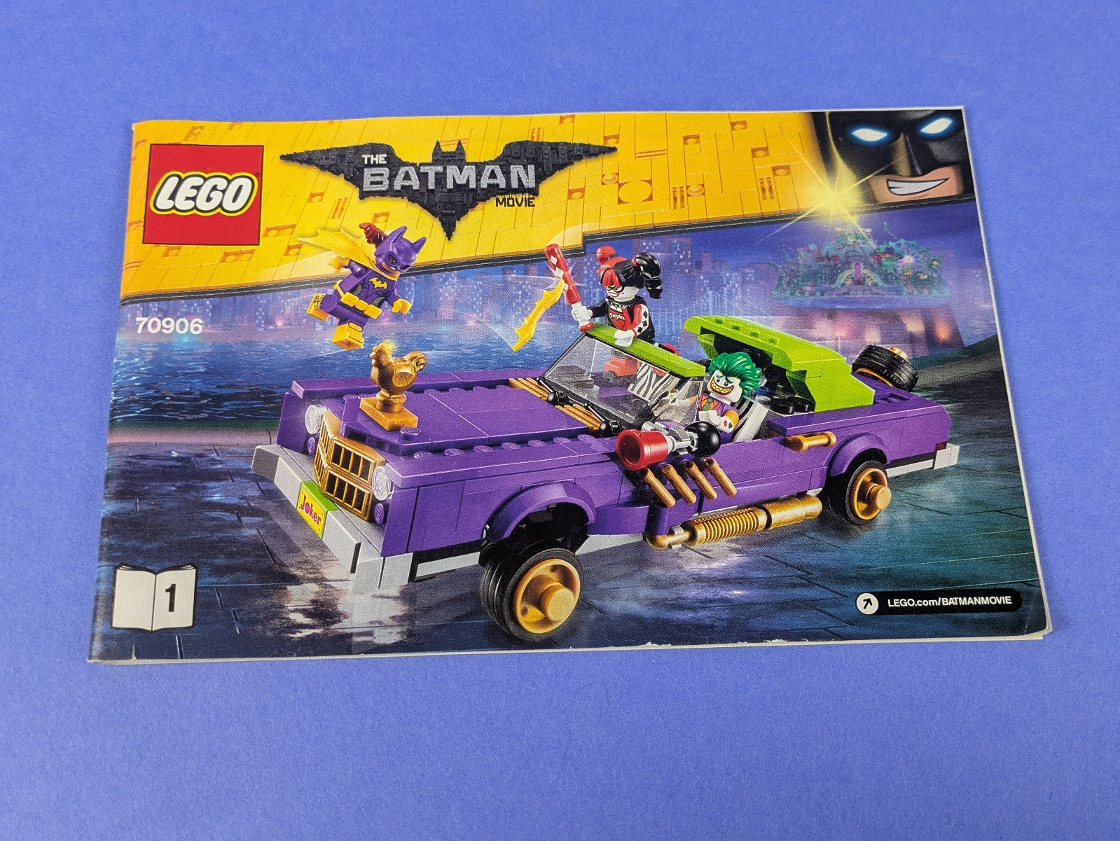 Lego Super Heroes: The Joker Notorious Lowrider Set 70906 Complete Set
