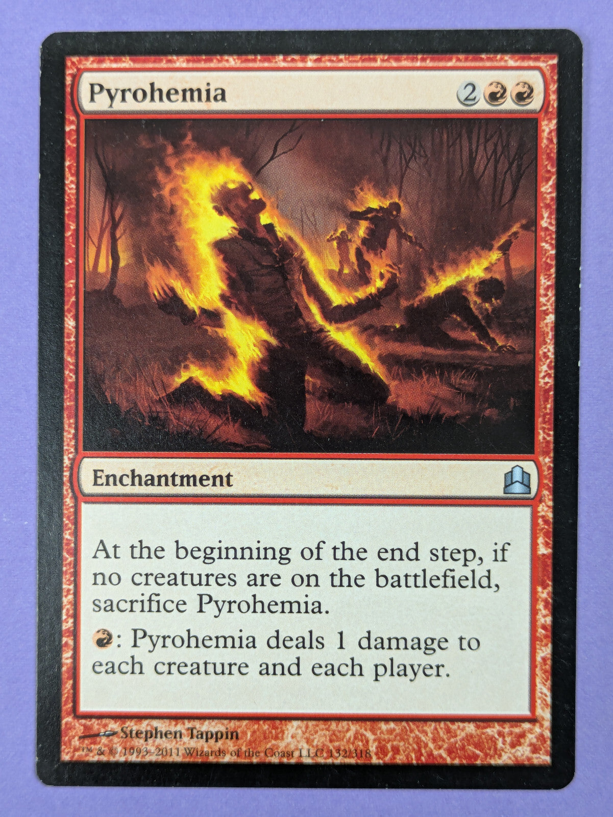 MTG Magic The Gathering: Commander 2011: Pyrohemia #132/318 Uncommon - LP