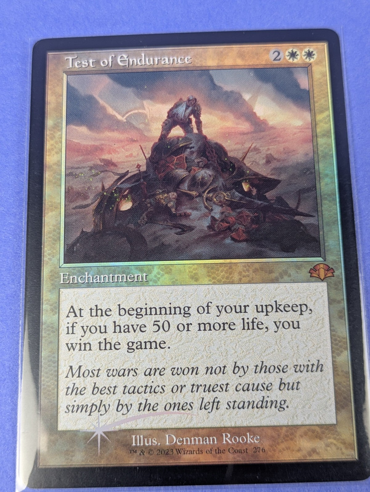 MTG Magic: Dominaria Remastered: Test of Endurance Foil #276 Mythic - NM