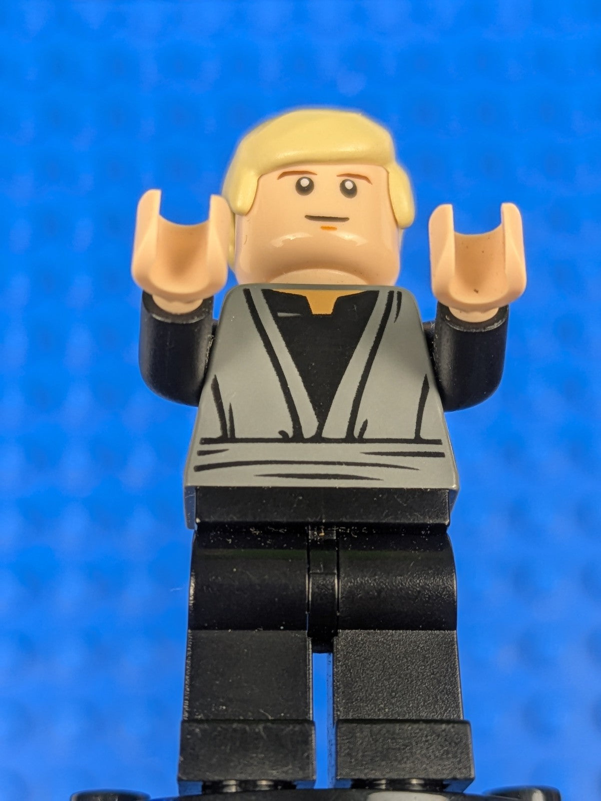 Lego Star Wars: Luke Skywalker (Dark Bluish Gray Jedi Robe) sw0395 Set 9496