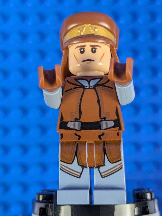Lego Star Wars: Naboo Security Officer - Light Nougat Head sw0638 Set 75091