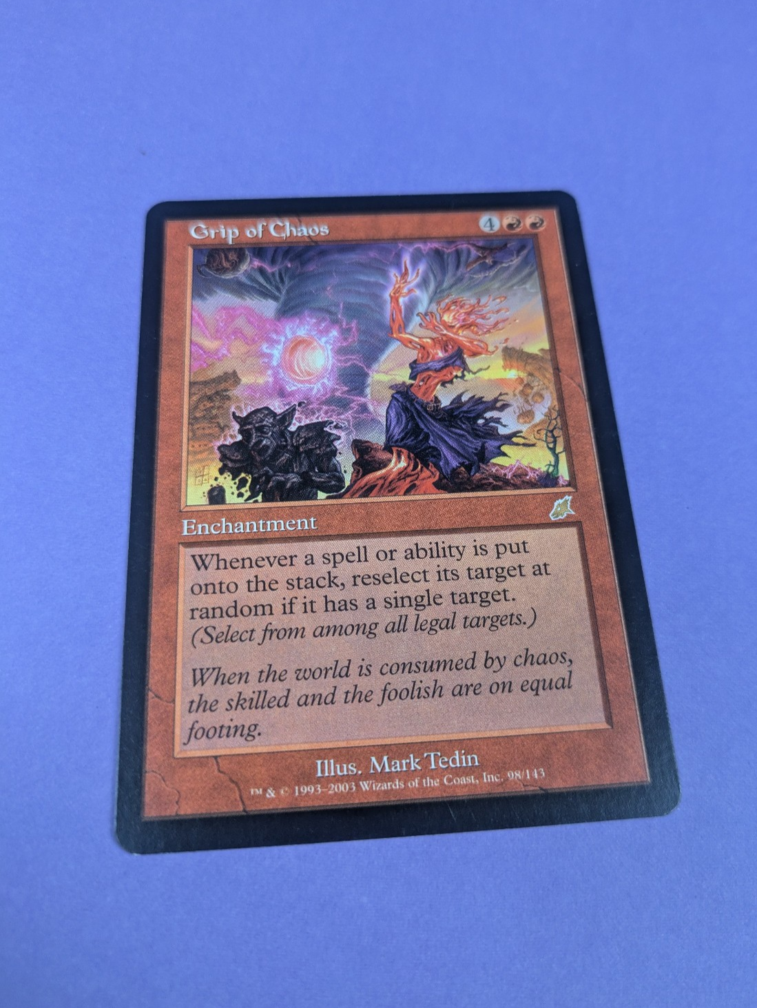 MTG Magic: Scourge: Grip of Chaos #98/143 Rare - LP
