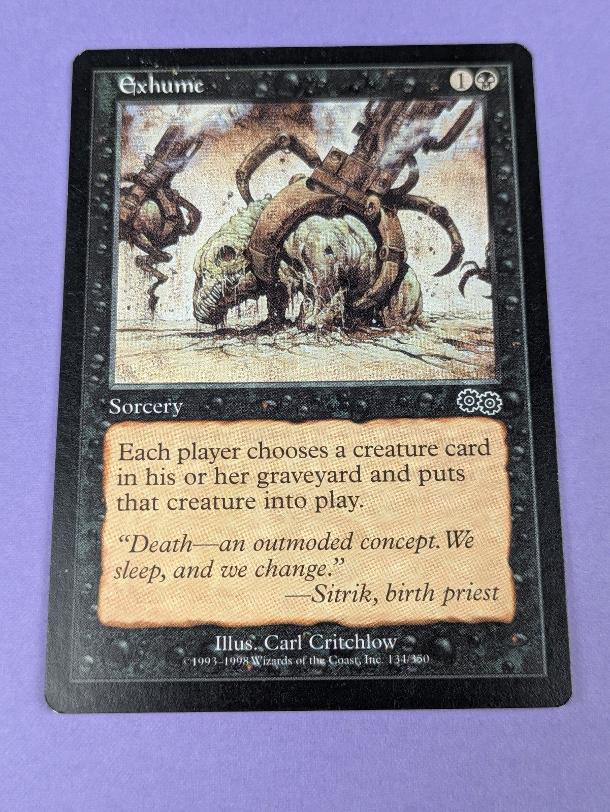 MTG Magic: Urza's Saga: Exhume #134/360 Common - NM