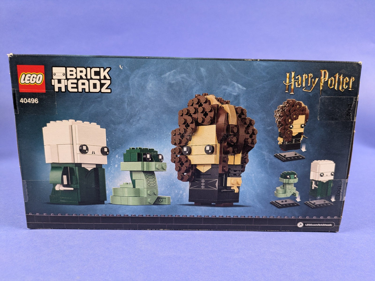 Lego BrickHeadz: Harry Potter: Voldemort, Nagini & Bellatrix 40496 BRAND NEW