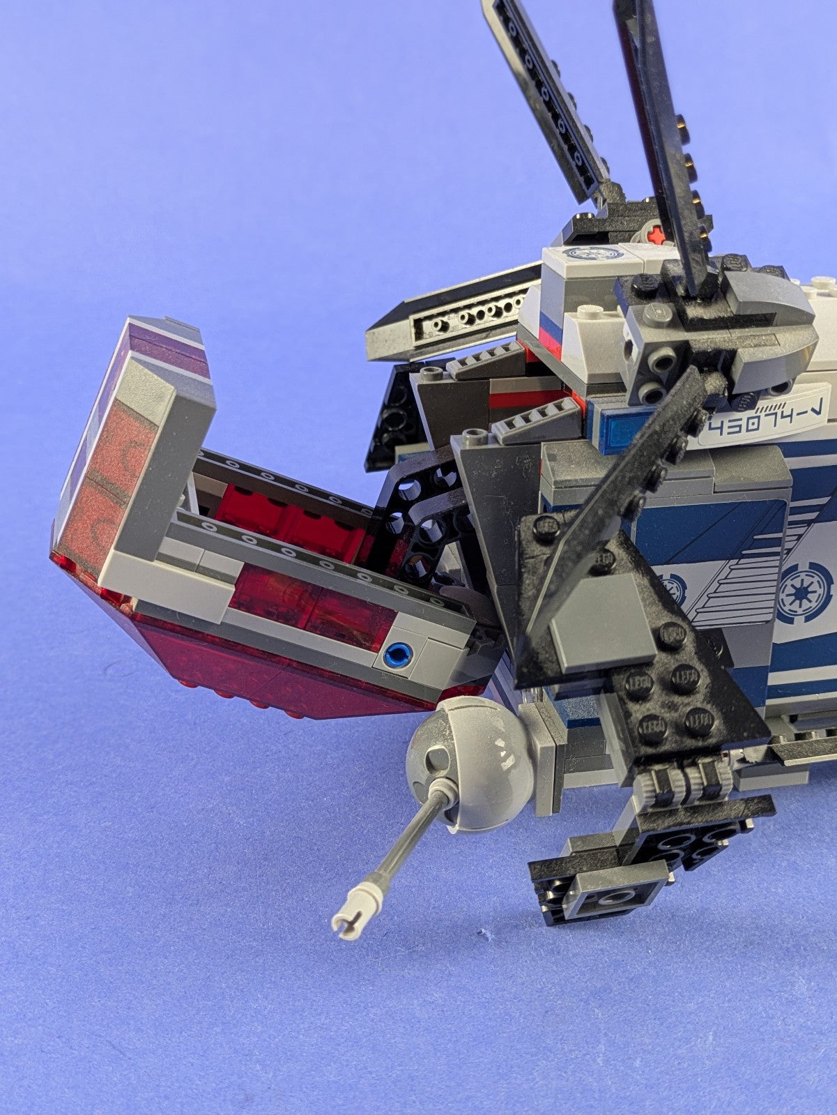 LEGO Star Wars Coruscant Police Gunship 75046 Incomplete Set Pre-Owned