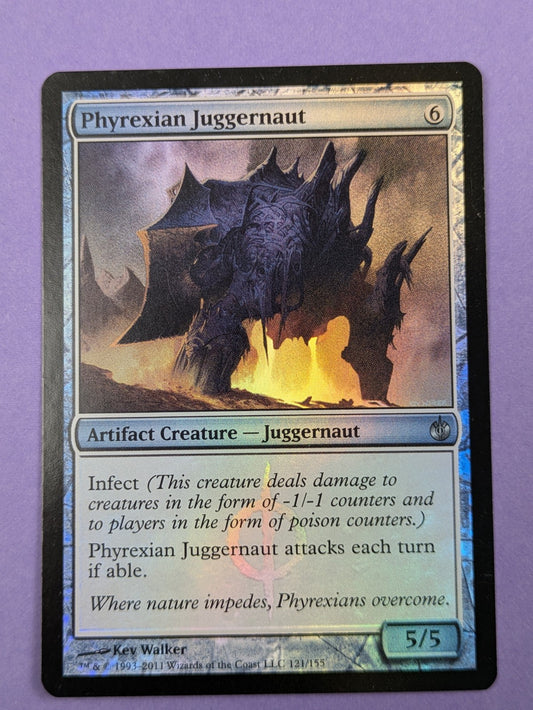 MTG Magic: Mirrodin Besieged: Phyrexian Juggernaut Foil #121/155 Uncommon - NM