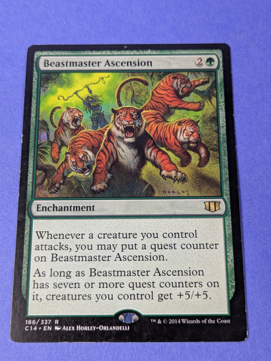 MTG Magic: Commander 2014: Beastmaster Ascension #186/337 Rare - MP