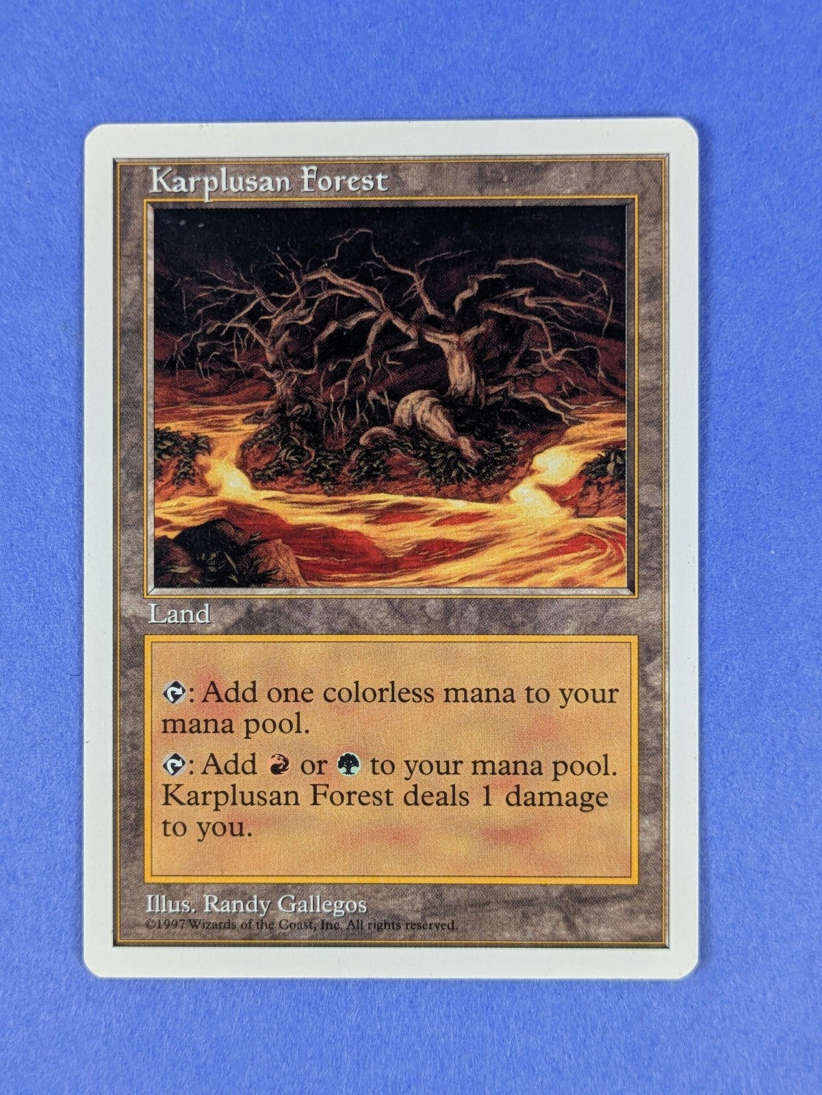 MTG Magic: Fifth Edition: Karplusan Forest #421 Rare - LP