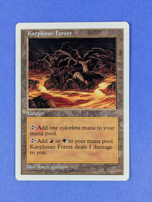 MTG Magic: Fifth Edition: Karplusan Forest #421 Rare - LP