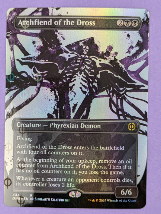 MTG Magic: Phyrexia: All Will Be One: Archfiend of the Dross #434 Rare - NM
