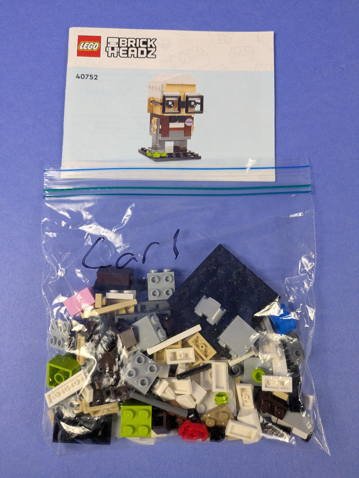 LEGO BrickHeadz Disney Carl, Russell & Kevin 40752 Complete Set Pre-Owned