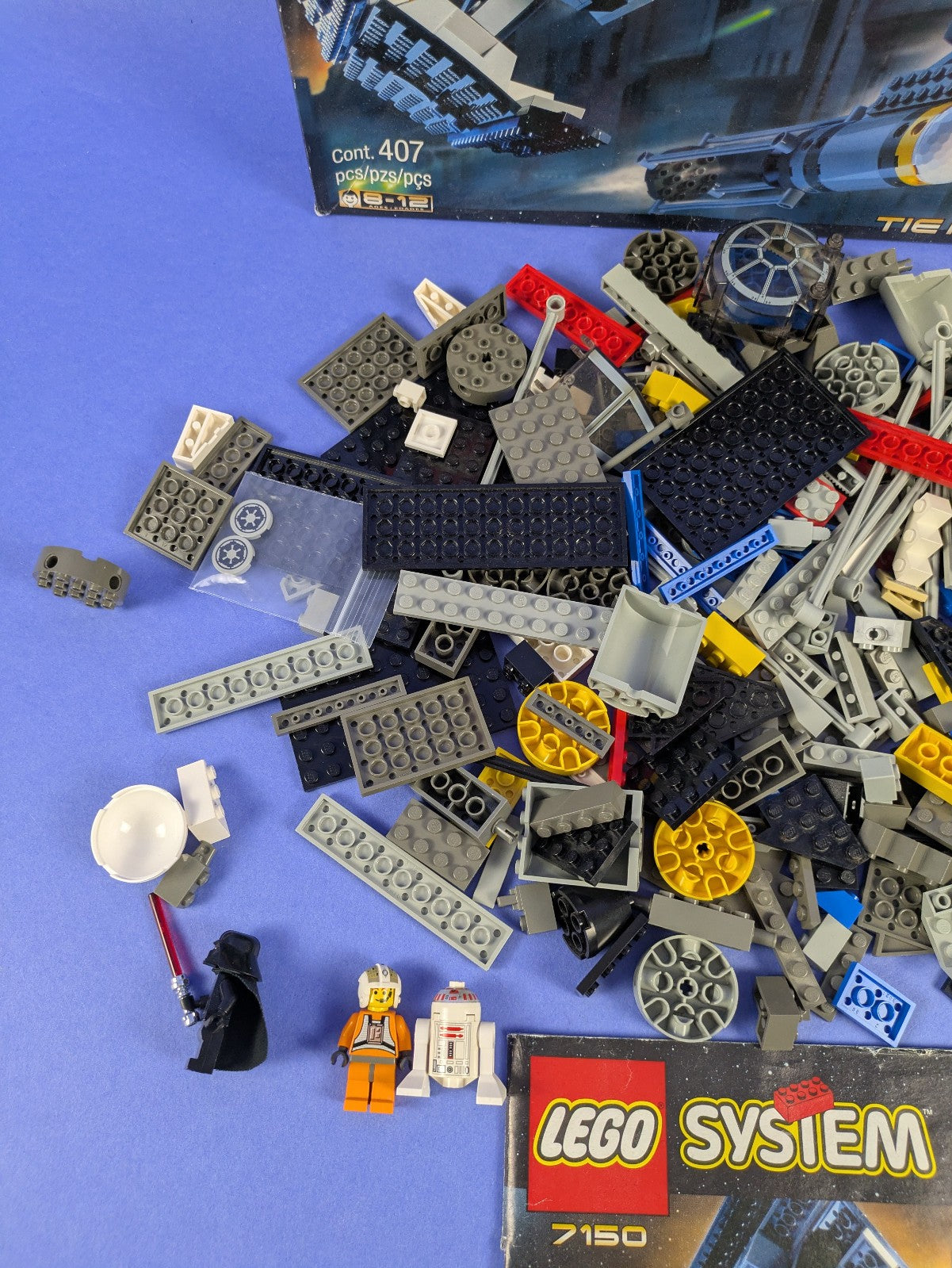 LEGO Star Wars TIE Fighter & Y-wing 7150 Complete Set Pre-Owned