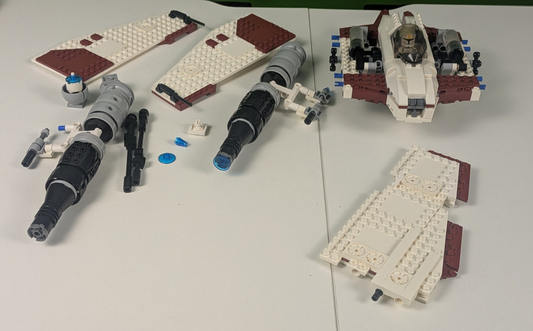 Lego Star Wars The Clone Wars: V-19 Torrent Set 7674 - Complete Set