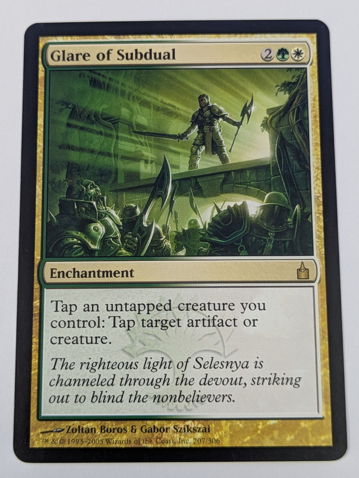 MTG Magic: Ravnica: City of Guilds: Glare of Subdual #207/306 Rare - NM