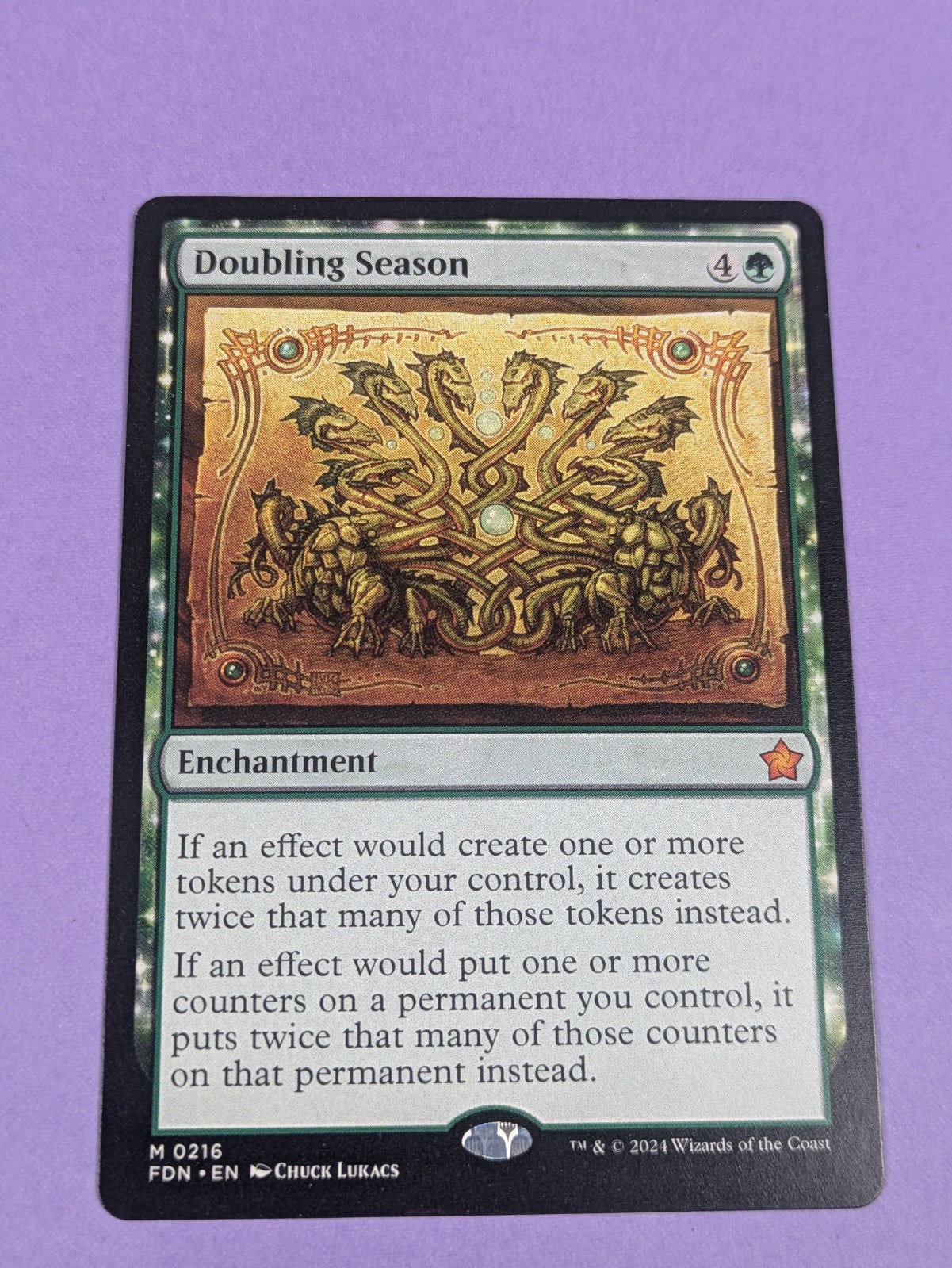 MTG Magic: Foundations: Doubling Season #0216 Mythic - NM