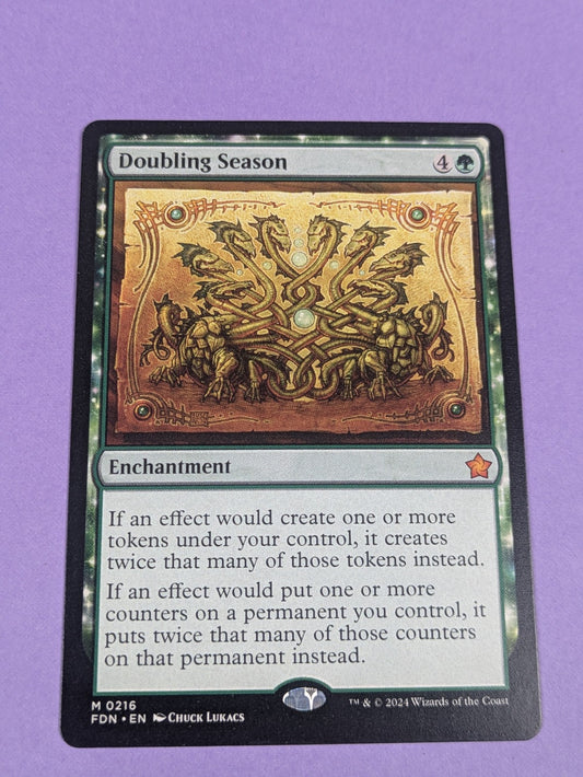 MTG Magic: Foundations: Doubling Season #0216 Mythic - NM