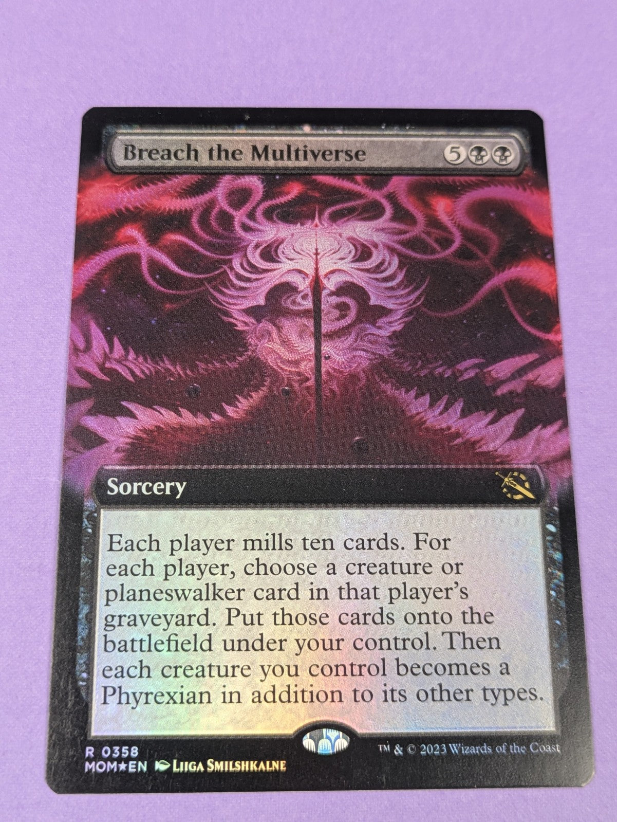 MTG Magic: March of the Machine: Breach the Multiverse Foil #0358 Rare - NM