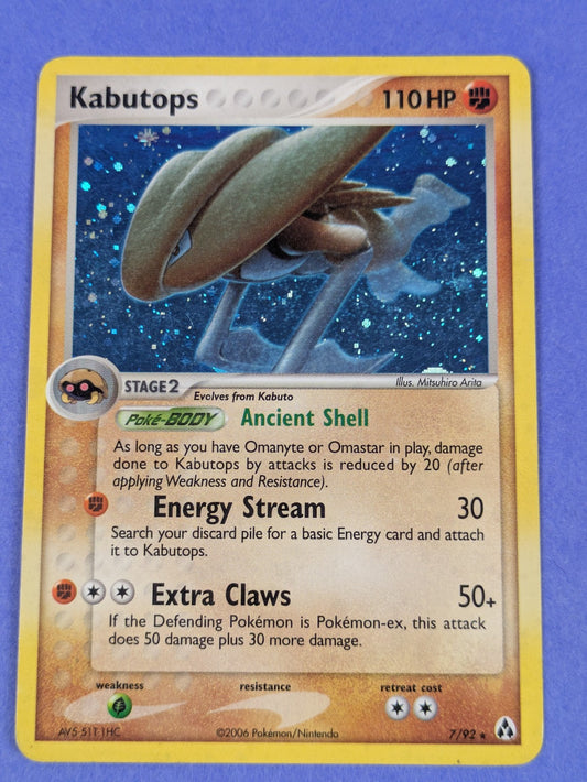 Kabutops - 7/92 - Holo Rare Legend Maker - Pokemon Card - HP