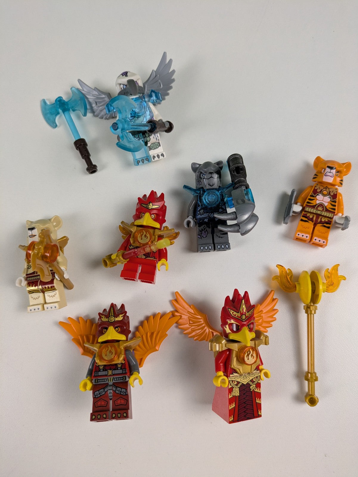 Lego LEGENDS OF CHIMA: Bike, Eagle, Fire Temple Triple Set 70146, 70003, & 70007