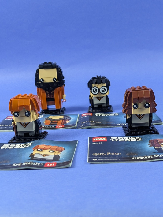 LEGO BrickHeadz Harry, Hermione, Ron & Hagrid 40495 Complete Set Pre-Owned