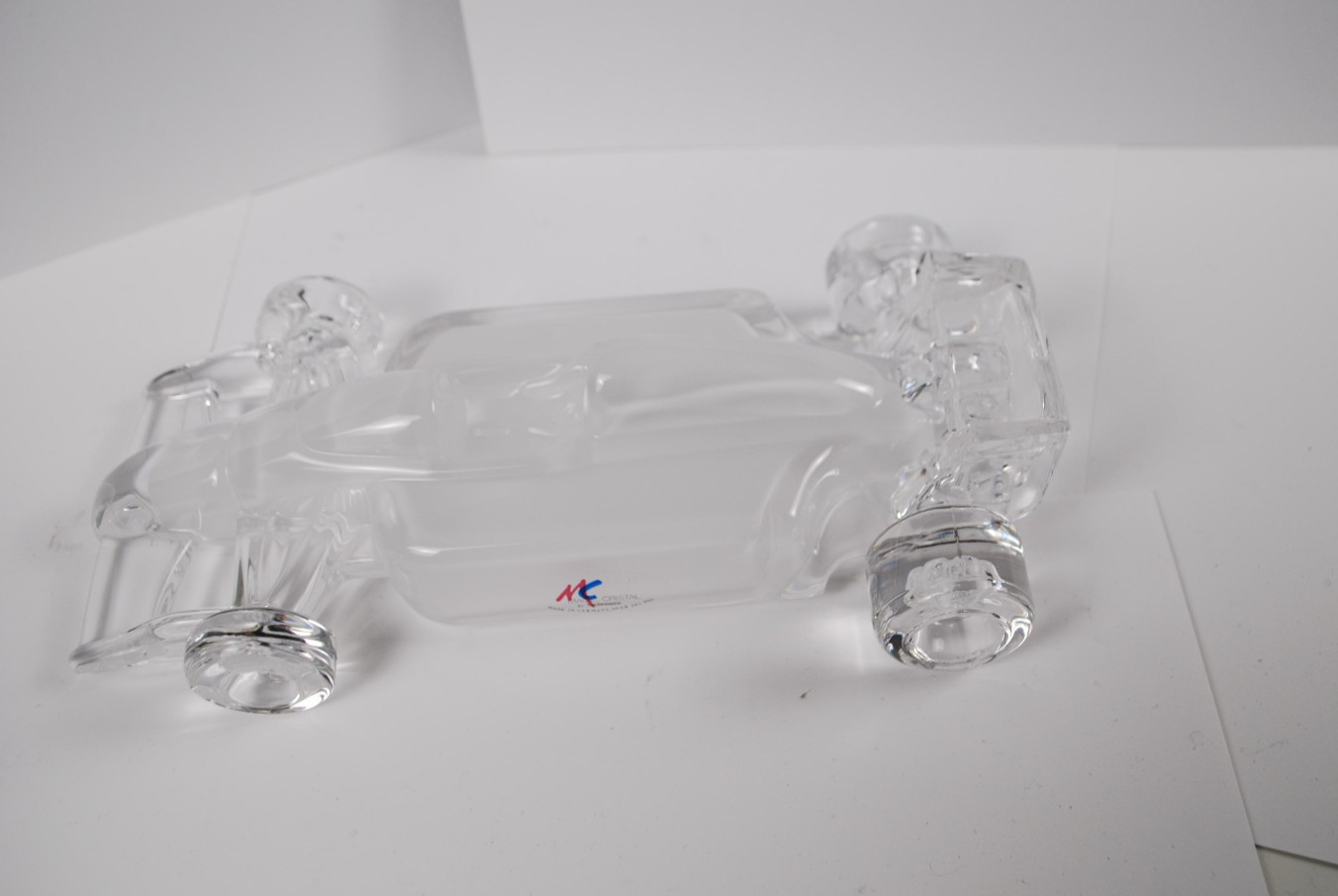 Hofbauer Magic Crystal Formula One Glass Race Car Paperweight