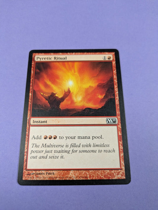 MTG Magic: Magic 2011: Pyretic Ritual #153/249 Common - NM