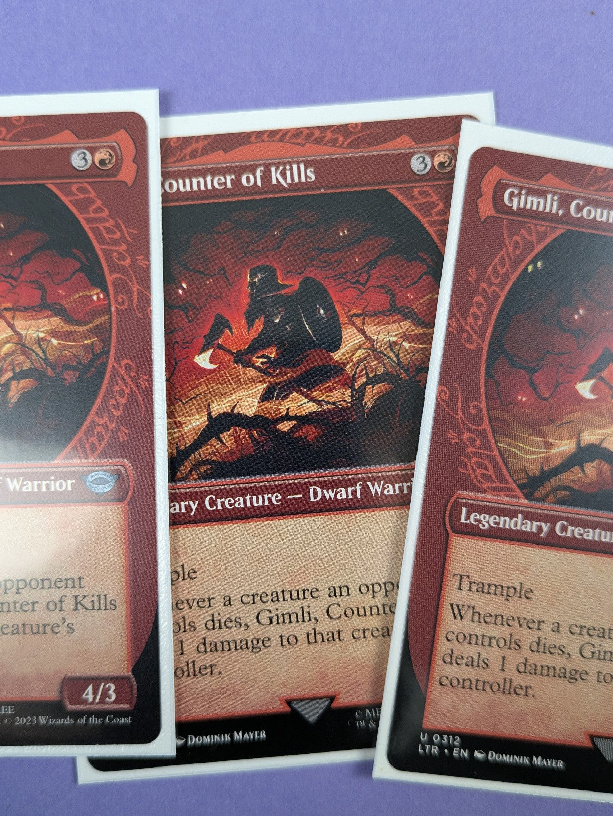 MTG: The Lord of the Rings: Gimli, Counter of Kills #0312 Uncommon - NM