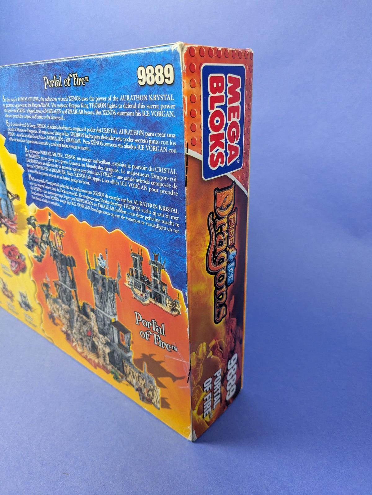 MEGA BLOKS Fire & Ice Dragons Portal of Fire 9889