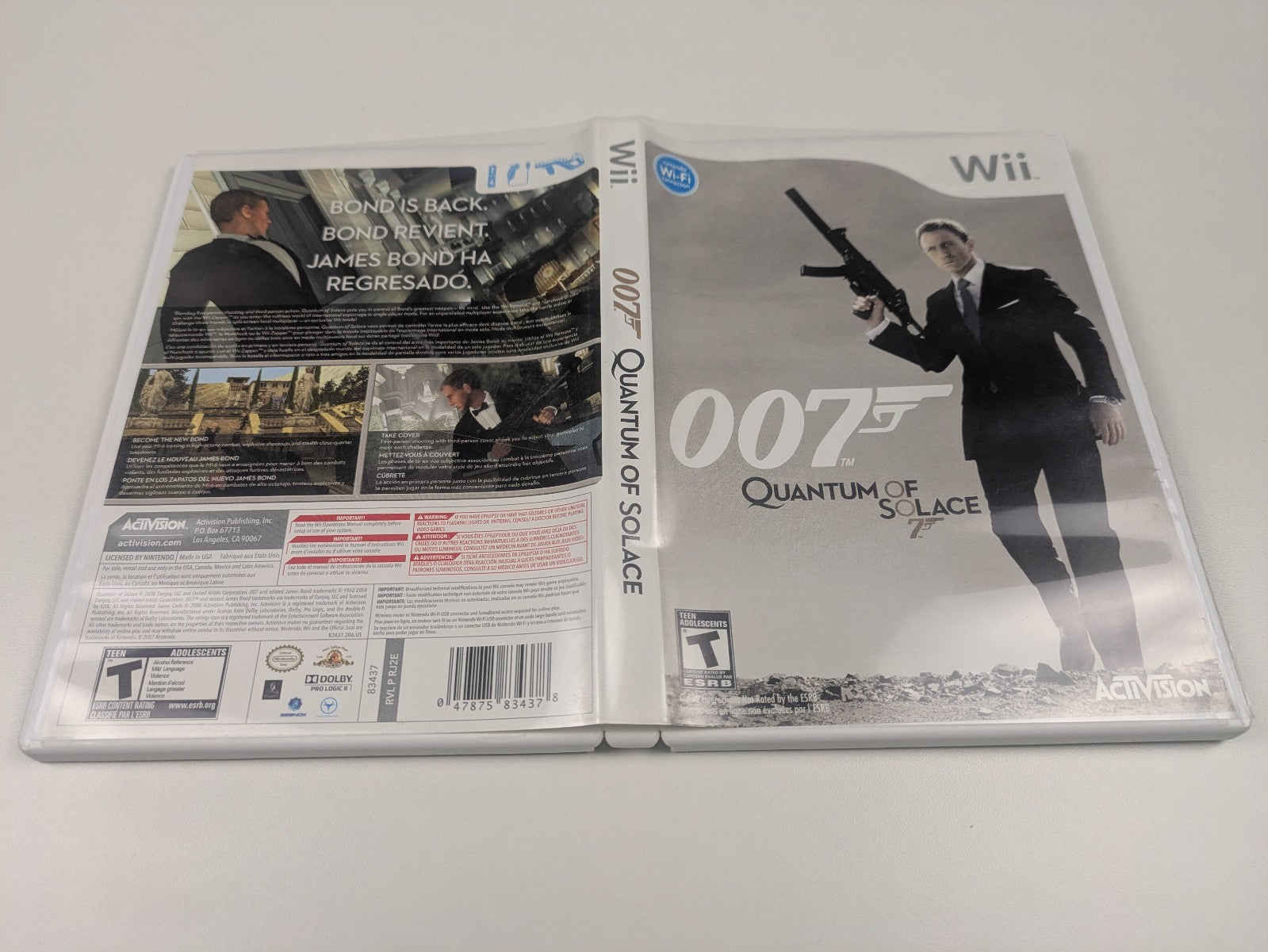 007: Quantum of Solace (Nintendo Wii, 2008) CIB