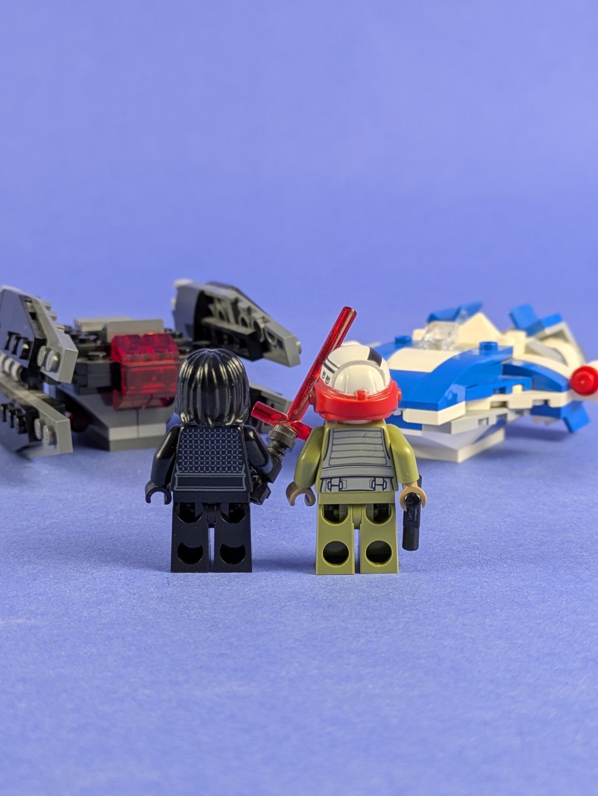 LEGO Star Wars A-Wing vs. TIE Silencer Microfighters 75196 Incomplete Pre-Owned