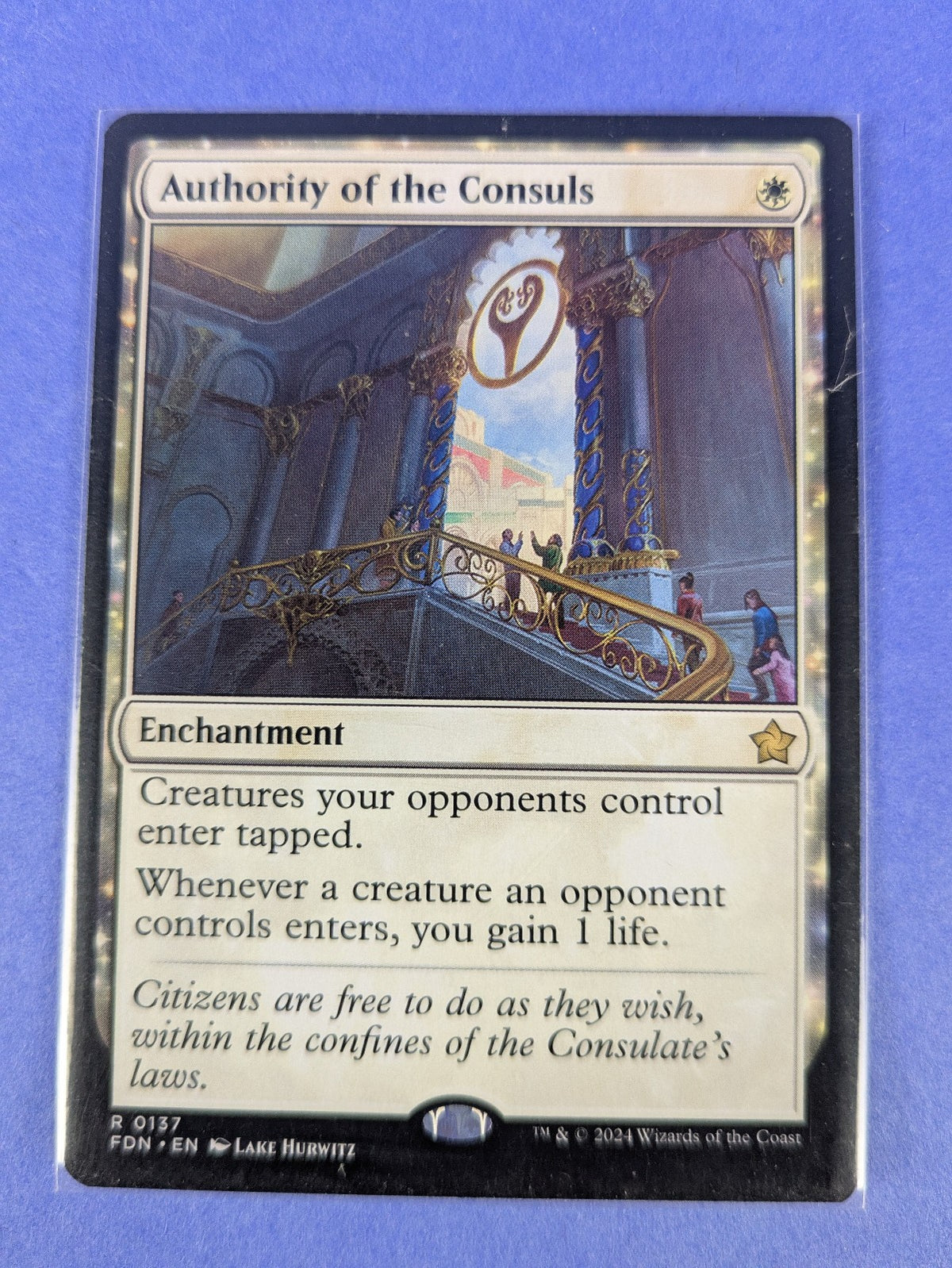 MTG Magic: Foundations: Authority of the Consuls #137 Rare - NM