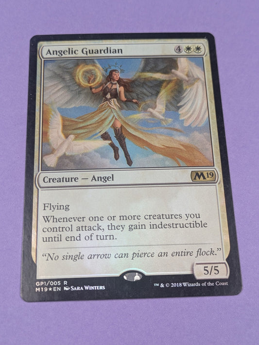 MTG Magic: M19 Gift Pack: Angelic Guardian Foil #GP1/005 Rare - NM
