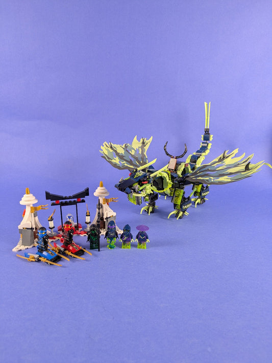 LEGO NINJAGO Attack of the Morro Dragon 70736 Incomplete Set Pre-Owned