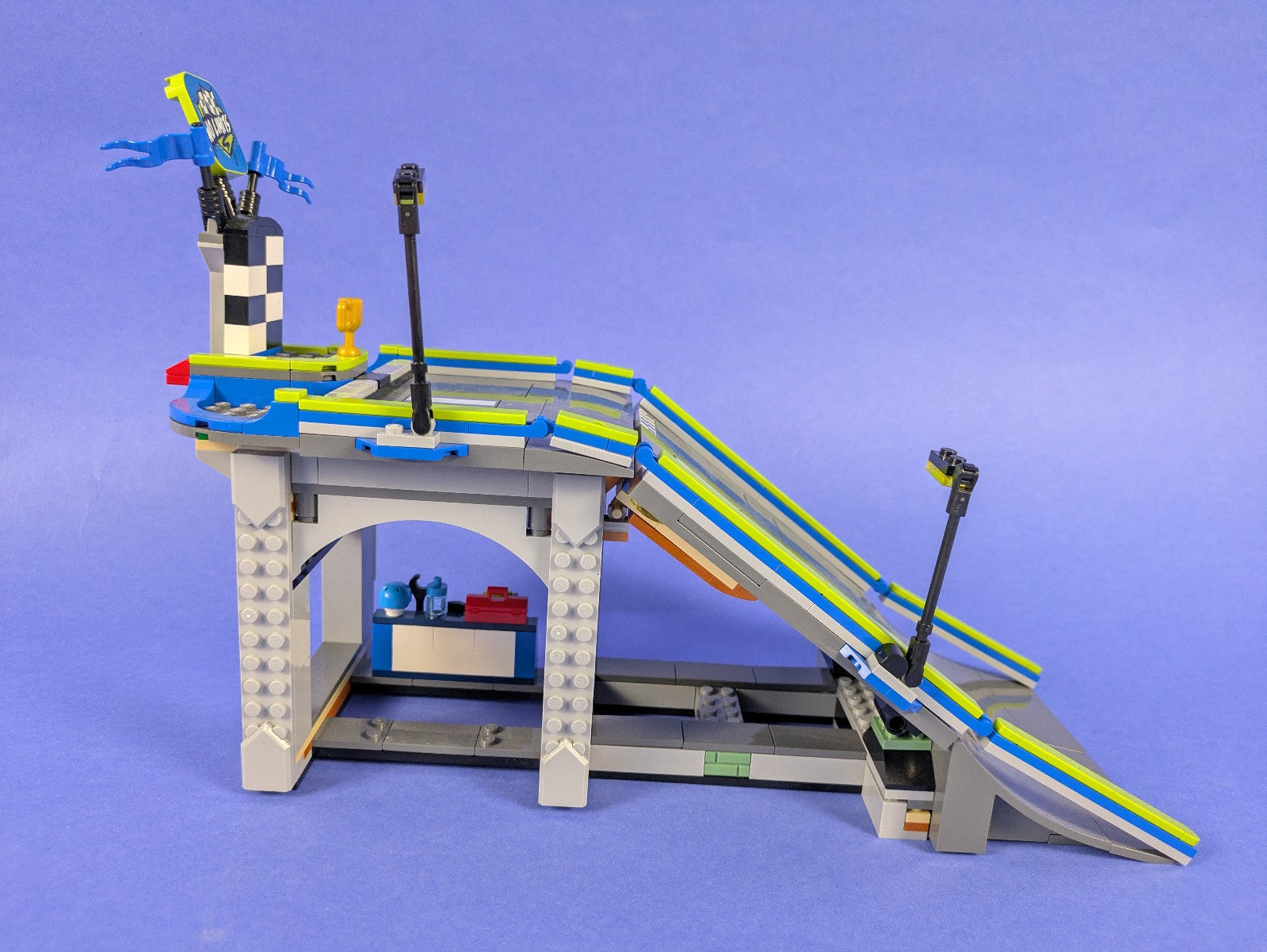 Lego Town: City: Race: No Limits: Race Car Ramp Set 60460 Incomplete Set