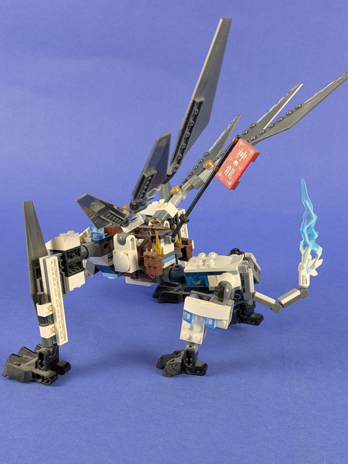 LEGO NINJAGO Titanium Dragon 70748 Incomplete Set Pre-Owned